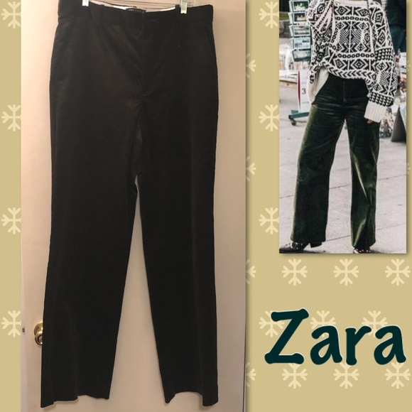Zara Pants - Zara Women Corduroy Wide Leg Tall XL = 16 Long NWT
